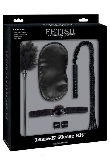 Набор для интимных удовольствий Tease-N-Please Kit - Pipedream - купить с доставкой в Санкт-Петербурге