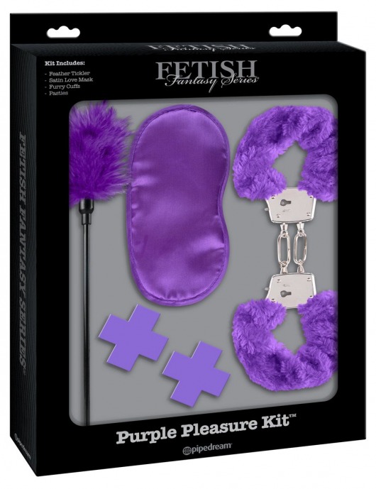 Набор для интимных удовольствий Purple Passion Kit - Pipedream - купить с доставкой в Санкт-Петербурге