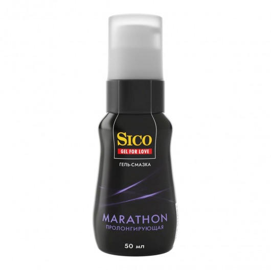 Пролонгирующая гель-смазка Sico Marathon - 50 мл. - Sico - купить с доставкой в Санкт-Петербурге