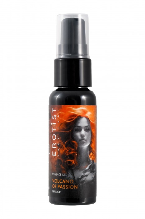Гель с эффектом вибрации Volcano Of Passion со вкусом манго - 25 мл. - Erotist Lubricants - купить с доставкой в Санкт-Петербурге