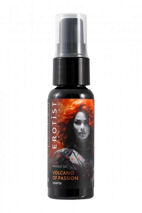 Гель с эффектом вибрации Volcano Of Passion со вкусом винограда - 25 мл. - Erotist Lubricants - купить с доставкой в Санкт-Петербурге