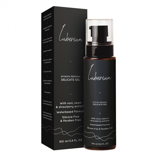Интимный гель с экстрактами нони, нима и клубники Luberium Delicate Waterbased - 100 мл. - Luberium - купить с доставкой в Санкт-Петербурге
