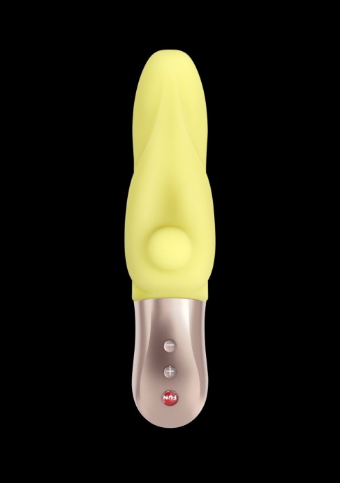 Жёлтый мини-вибратор CAYONA - 16 см. - Fun Factory