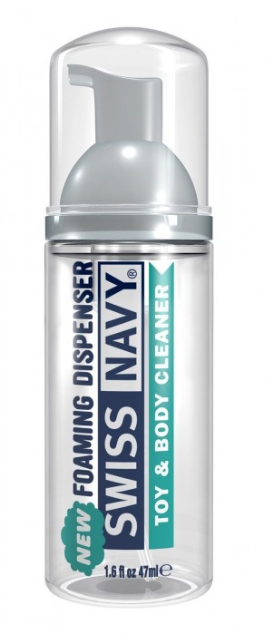 Очищающая пенка для игрушек и тела Toy   Body Cleaner Foamer - 47 мл. - Swiss navy - купить с доставкой в Санкт-Петербурге