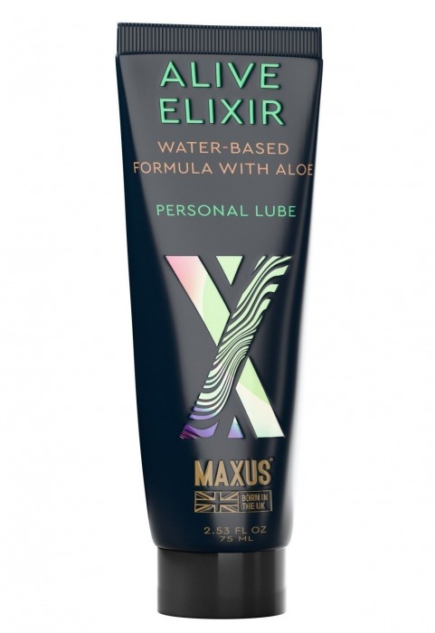 Интимный гель на водной основе MAXUS Alive Elixir - 75 мл. - Maxus - купить с доставкой в Санкт-Петербурге