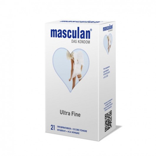 Особо тонкие презервативы Masculan Ultra Fine - 21 шт. - Masculan - купить с доставкой в Санкт-Петербурге