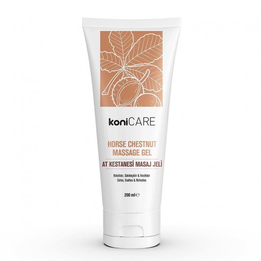 Расслабляющий массажный гель Konicare Horse Chestnut Massage Gel - 200 мл. - KoniCARE - купить с доставкой в Санкт-Петербурге