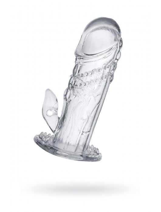 Прозрачная насадка на пенис Uco - 13 см. - A-toys - в Санкт-Петербурге купить с доставкой