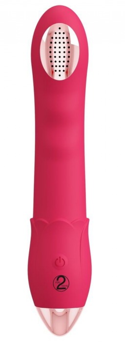 Малиновая насадка на душ с вибрацией Showers to orgasm - 20,1 см. - Orion - купить с доставкой в Санкт-Петербурге
