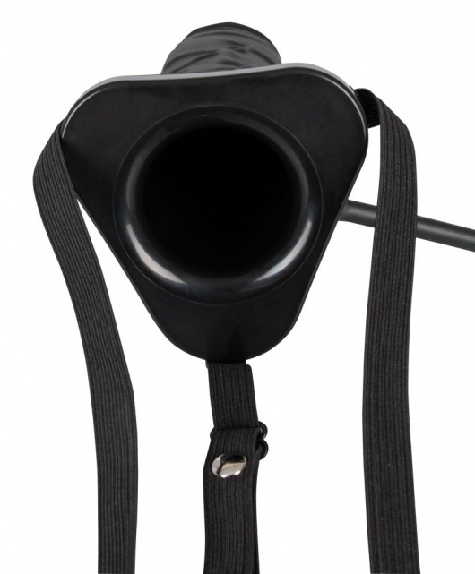 Полый страпон с эффектом увеличения Inflatable Strap-On - 18,5 см. - Orion - купить с доставкой в Санкт-Петербурге