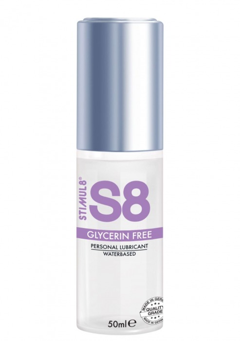 Лубрикант на водной основе S8 Glycerin Free без глицерина - 50 мл. - Stimul8 - купить с доставкой в Санкт-Петербурге