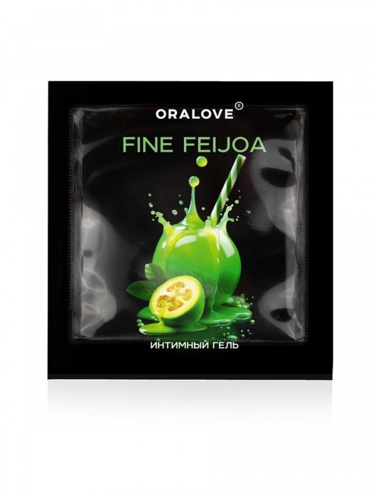 Саше съедобной оральной смазки OraLove с ароматом фейхоа - 3 гр. - Биоритм - купить с доставкой в Санкт-Петербурге
