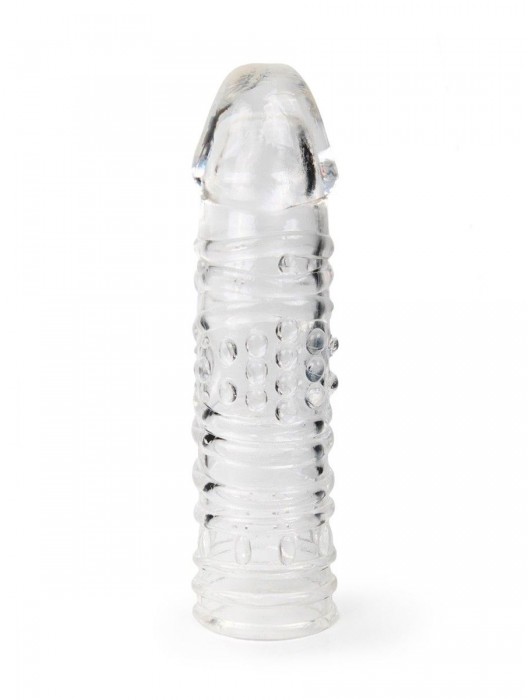 Прозрачная закрытая насадка на пенис - 17 см. - Sex Expert - в Санкт-Петербурге купить с доставкой