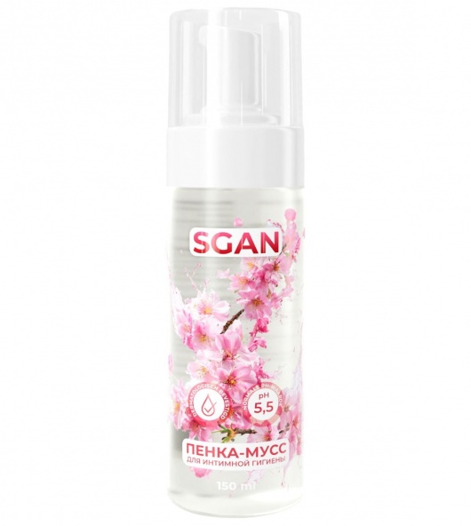Пенка-мусс для интимной гигиены SGAN с пребиотиками - 150 мл. - SGAN - купить с доставкой в Санкт-Петербурге