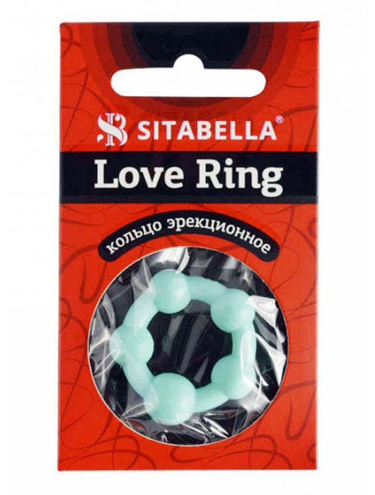 Цветное эрекционное кольцо с 5 бусинами Love Ring - Sitabella - в Санкт-Петербурге купить с доставкой
