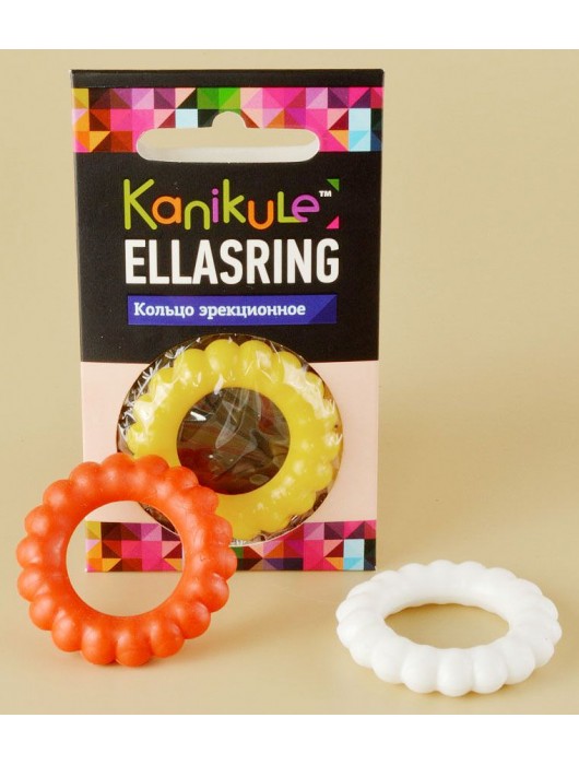 Цветное рельефное эрекционное кольцо Ellasring - Sitabella - в Санкт-Петербурге купить с доставкой