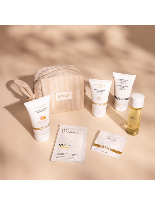 Набор YESforLOV La Trousse Enchantée в бежевой косметичке - YESforLOV - купить с доставкой в Санкт-Петербурге