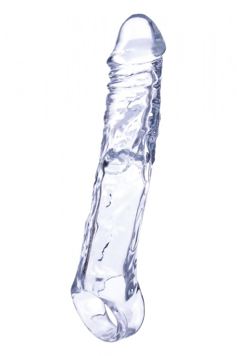 Прозрачная насадка-удлинитель Length Enhancer с подхватом - 22,3 см. - NMC - в Санкт-Петербурге купить с доставкой