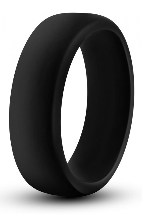 Черное эрекционное кольцо Silicone Go Pro Cock Ring - Blush Novelties - в Санкт-Петербурге купить с доставкой