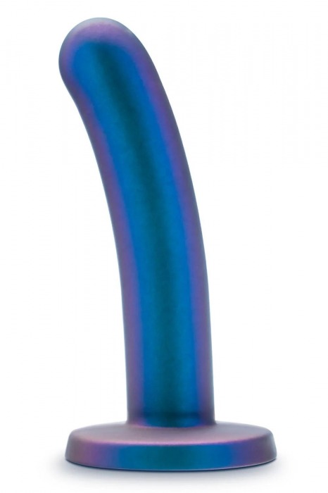 Синяя насадка с гладкой поверхностью Surrender 5.75 Inch Intermediate Pegging Dildo - 14,6 см. - Blush Novelties - купить с доставкой в Санкт-Петербурге