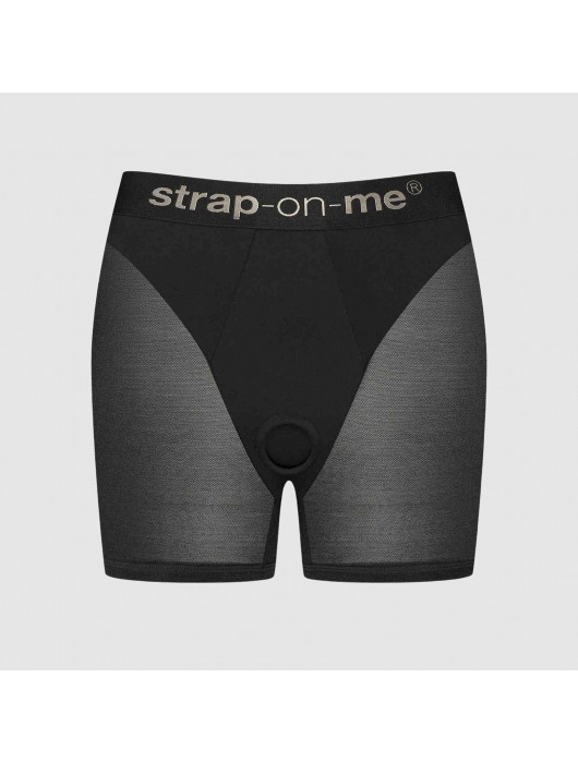 Трусики-шорты для фиксации насадок Strap-on-me Harness Lingerie Halo - size S - Strap-on-me - купить с доставкой в Санкт-Петербурге