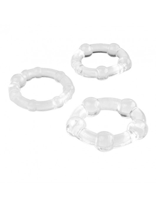 Набор из 3 эрекционных прозрачных колец - Boys of Toys - в Санкт-Петербурге купить с доставкой