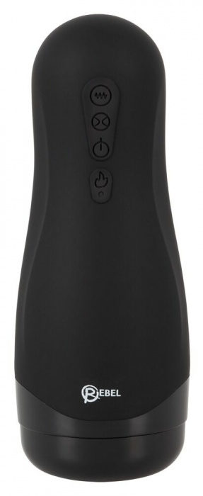 Черный вибромастурбатор с подогревом Masturbator with 3 Functions - Orion - в Санкт-Петербурге купить с доставкой
