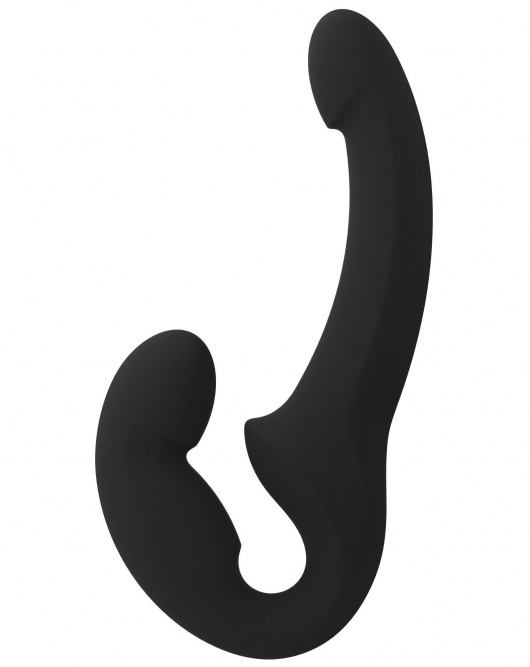 Черный безремневой страпон Share Lite - Fun Factory - купить с доставкой в Санкт-Петербурге