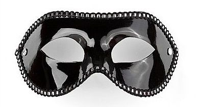 Чёрная маска Mask For Party Black - Shots Media BV - купить с доставкой в Санкт-Петербурге