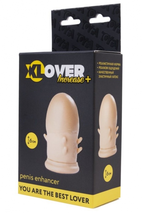 Удлиняющая насадка с усиками - 6 см. - ToyFa - в Санкт-Петербурге купить с доставкой