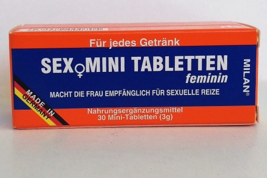 Возбуждающие таблетки для женщин Sex-Mini-Tabletten feminin - 30 таблеток (100 мг.) - Milan Arzneimittel GmbH - купить с доставкой в Санкт-Петербурге