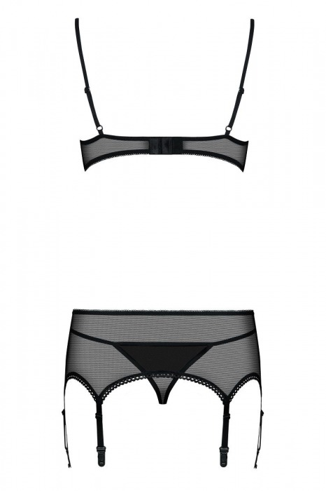 Комплект Musca с пикантными разрезами на лифе - Obsessive купить с доставкой