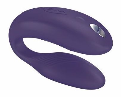 Фиолетовый вибромассажер для пар We-Vibe Sync Purple на радиоуправлении - We-vibe