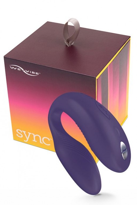 Фиолетовый вибромассажер для пар We-Vibe Sync Purple на радиоуправлении - We-vibe
