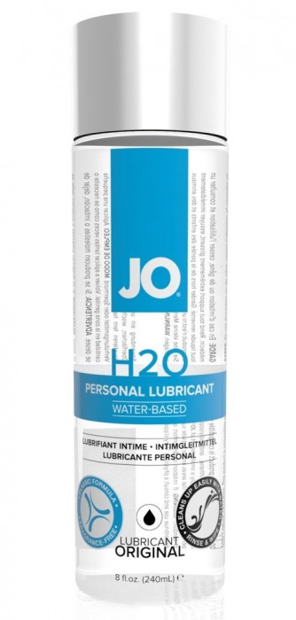 Нейтральный лубрикант на водной основе JO Personal Lubricant H2O - 240 мл. - System JO - купить с доставкой в Санкт-Петербурге