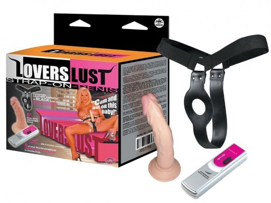 Поясной вибратор-страпон Lovers lust - 15,2 см. - NMC - купить с доставкой в Санкт-Петербурге
