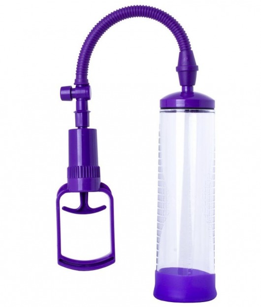 Фиолетовая вакуумная помпа с прозрачной колбой - Sexus - в Санкт-Петербурге купить с доставкой