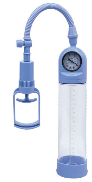 Голубая вакуумная помпа A-toys с манометром и прозрачной колбой - A-toys - в Санкт-Петербурге купить с доставкой