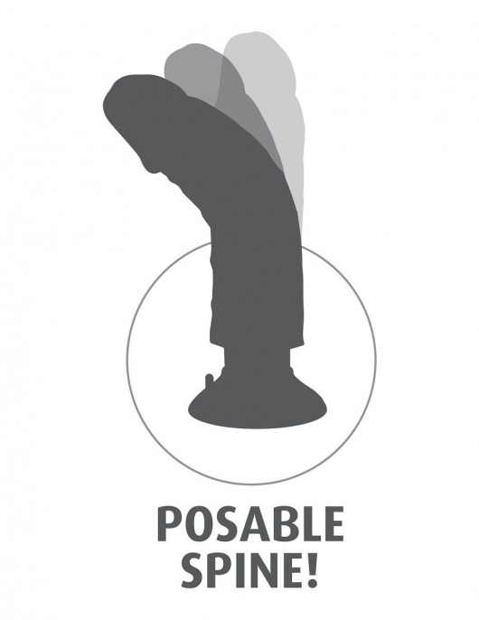 Коричневый вибратор-гигант со съёмной присоской 10  Vibrating Cock with Balls - 25,4 см. - Pipedream