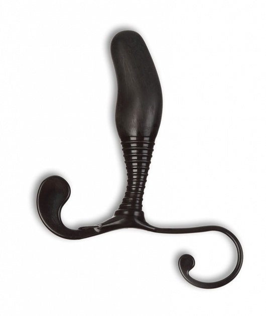 Чёрный массажер простаты с дополнительными отростками - 10 см. - Пикантные штучки - в Санкт-Петербурге купить с доставкой