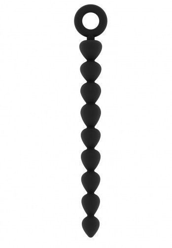 Чёрная анальная цепочка Anal Chain No.28 - 24,5 см. - Shots Media BV