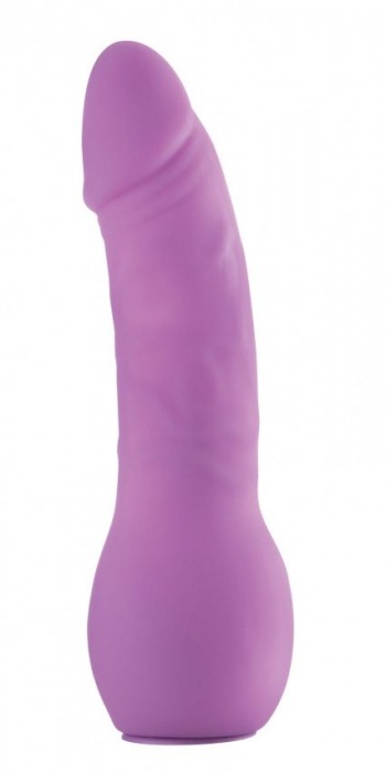 Фиолетовый страпон Deluxe Silicone Strap On 10 Inch - 25,5 см. - Shots Media BV - купить с доставкой в Санкт-Петербурге