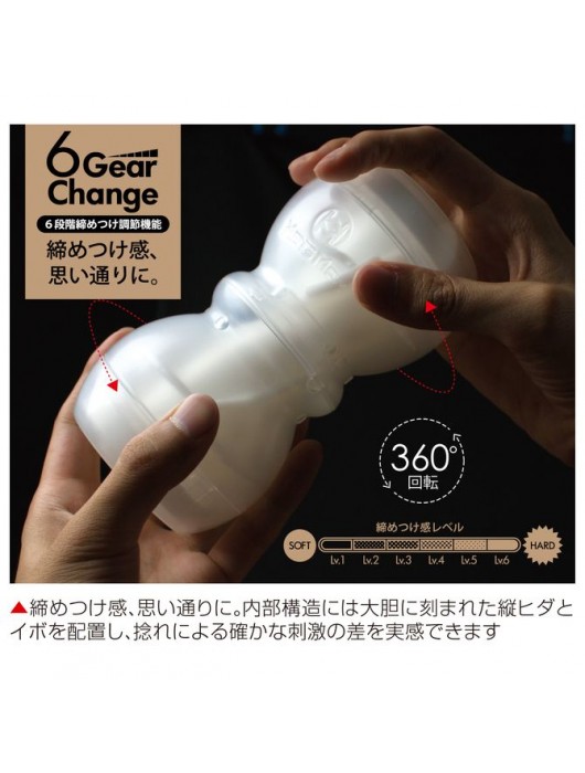 Мастурбатор Men sMax Smart Gear с 6 уровнями тугости тоннеля - Men sMax - в Санкт-Петербурге купить с доставкой