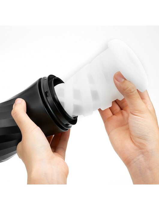 Мастурбатор с регулируемой плотностью обхвата Custom Strength CUP Twist Ripple - Tenga - в Санкт-Петербурге купить с доставкой