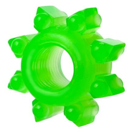 Набор из 6 зелёненьких эрекционных колец - Toyfa Basic - в Санкт-Петербурге купить с доставкой