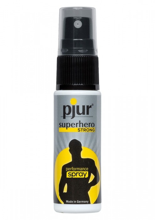 Спрей-пролонгатор длительного действия pjur SUPERHERO Strong Spray - 20 мл. - Pjur - купить с доставкой в Санкт-Петербурге