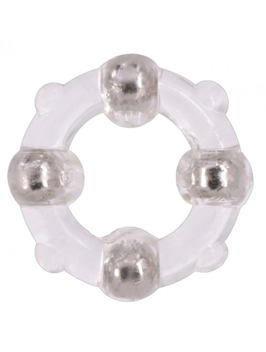 Эрекционное кольцо Stud Ring с бусинами - Seven Creations - в Санкт-Петербурге купить с доставкой