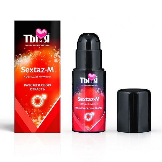 Крем Sextaz-m с возбуждающим эффектом для мужчин - 20 гр. - Биоритм - купить с доставкой в Санкт-Петербурге