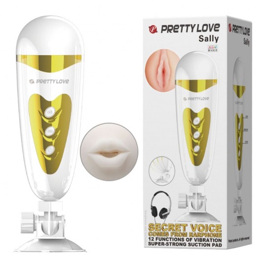 Мега-мастурбатор ротик Sally с вибрацией и голосом - Baile - в Санкт-Петербурге купить с доставкой