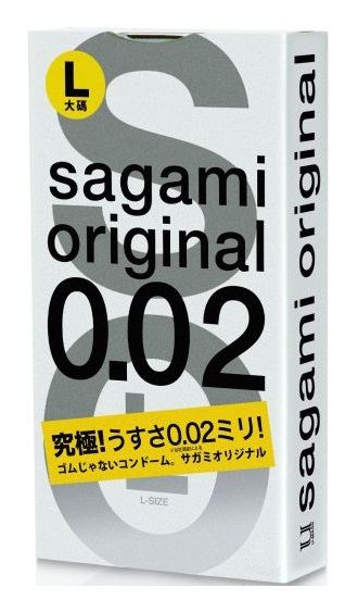 Презервативы Sagami Original L-size увеличенного размера - 3 шт. - Sagami - купить с доставкой в Санкт-Петербурге